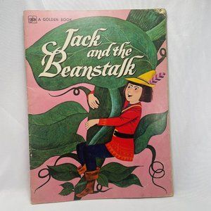 Golden Books Jack And The Beanstalk Illustrated (1964) 12” Story Tell Size Book